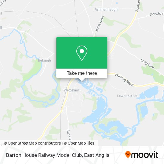 Barton House Railway Model Club map