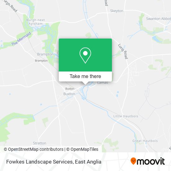 Fowkes Landscape Services map