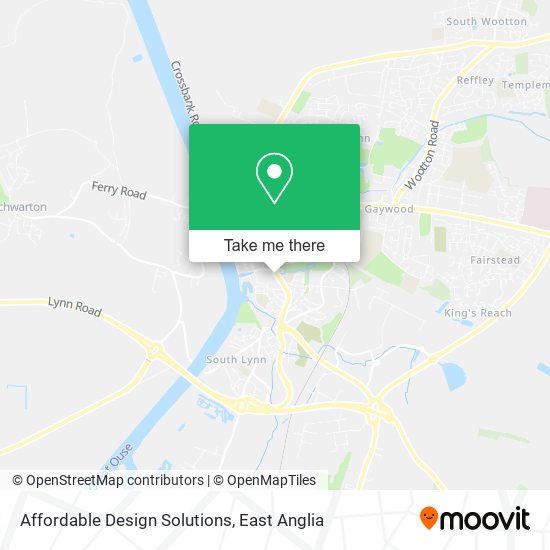 Affordable Design Solutions map