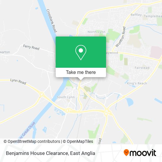 Benjamins House Clearance map