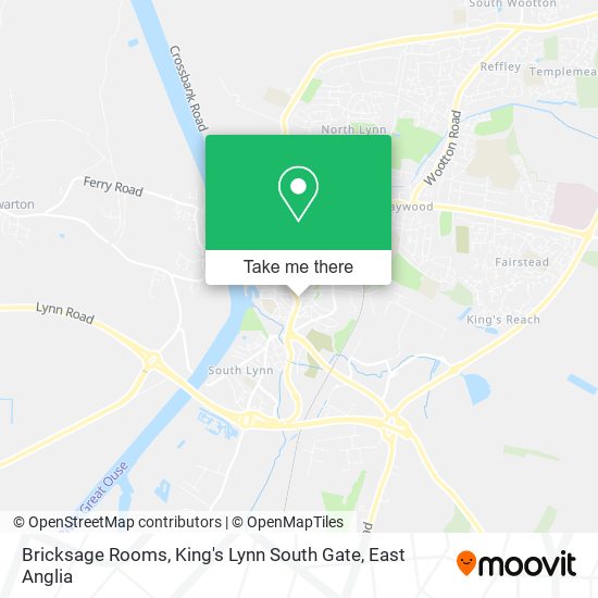 Bricksage Rooms, King's Lynn South Gate map