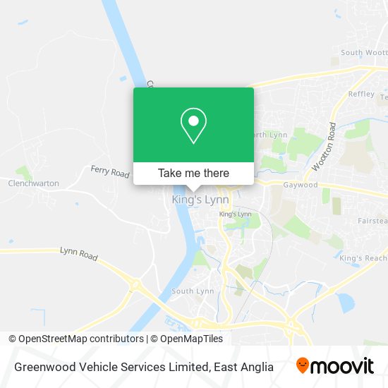 Greenwood Vehicle Services Limited map