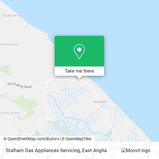 Stalham Gas Appliances Servicing map