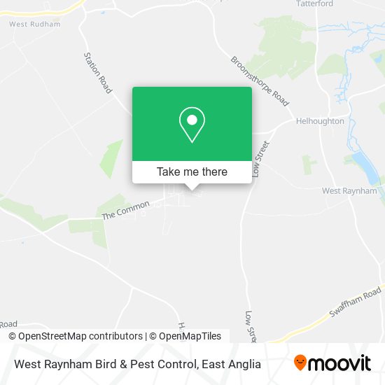 West Raynham Bird & Pest Control map