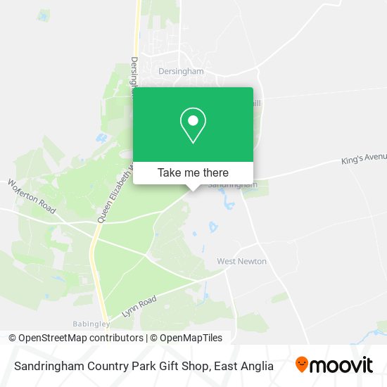 Sandringham Country Park Gift Shop map