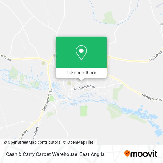 Cash & Carry Carpet Warehouse map