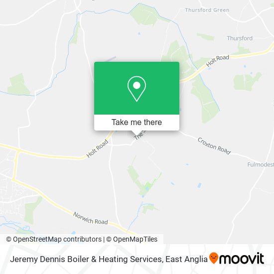 Jeremy Dennis Boiler & Heating Services map