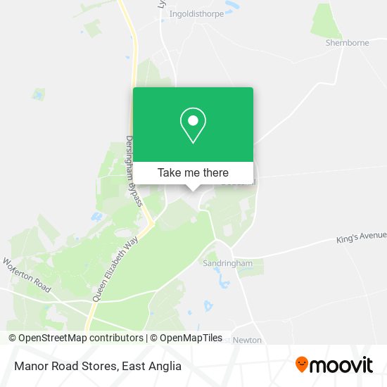 Manor Road Stores map
