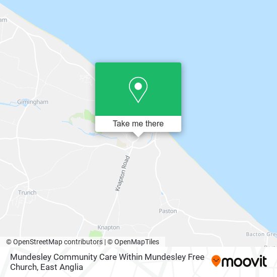 Mundesley Community Care Within Mundesley Free Church map