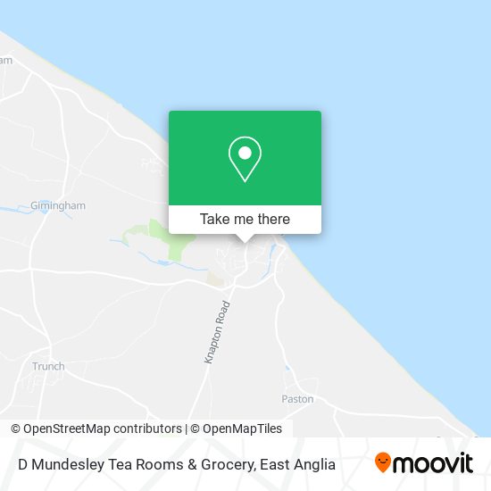 D Mundesley Tea Rooms & Grocery map