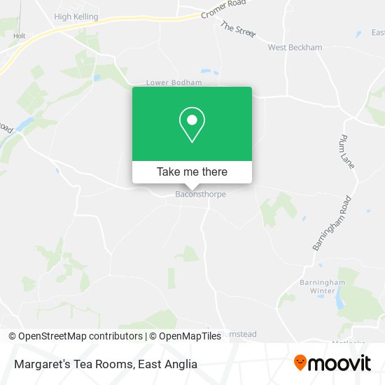 Margaret's Tea Rooms map