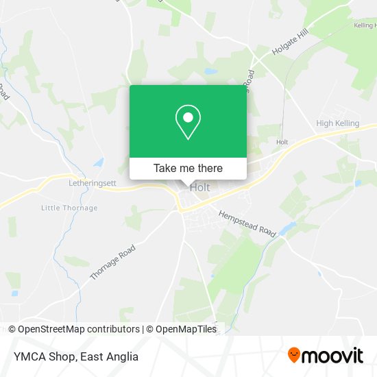 YMCA Shop map