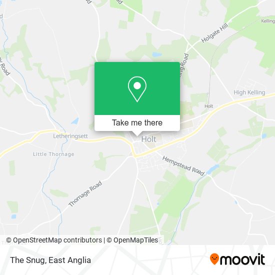 The Snug map