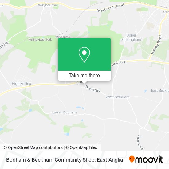 Bodham & Beckham Community Shop map