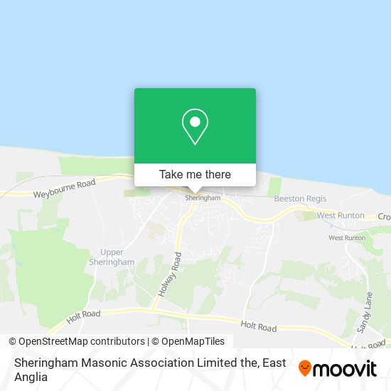 Sheringham Masonic Association Limited the map