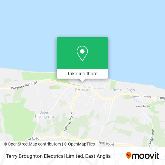 Terry Broughton Electrical Limited map