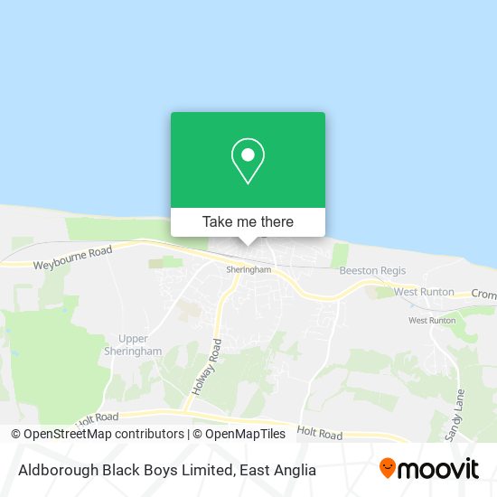 Aldborough Black Boys Limited map