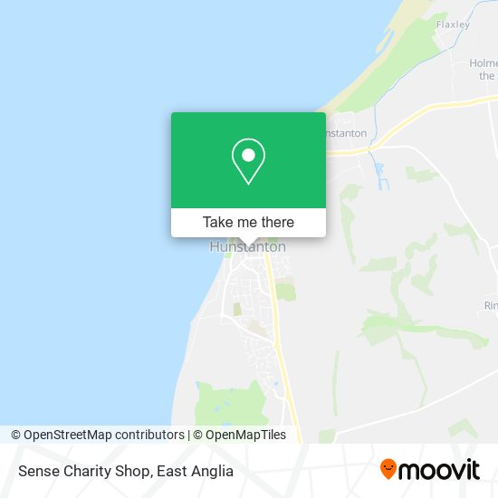 Sense Charity Shop map