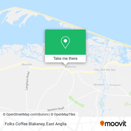 Folks Coffee Blakeney map