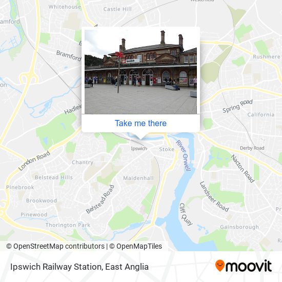 Ipswich Railway Station map