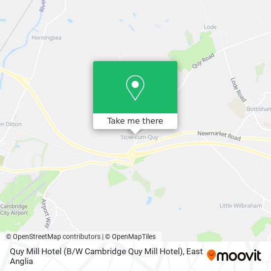 Quy Mill Hotel (B / W Cambridge Quy Mill Hotel) map