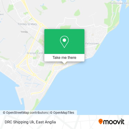 DRC Shipping Uk map
