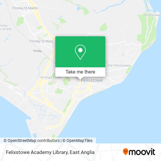 Felixstowe Academy Library map