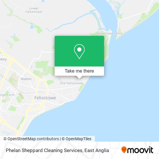 Phelan Sheppard Cleaning Services map