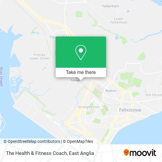 The Health & Fitness Coach map