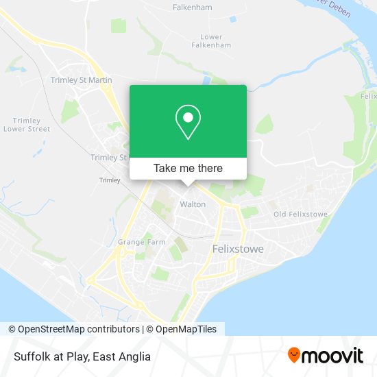 Suffolk at Play map