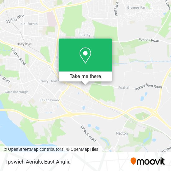 Ipswich Aerials map