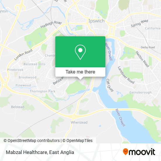 Mabzal Healthcare map