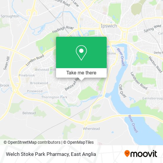 Welch Stoke Park Pharmacy map