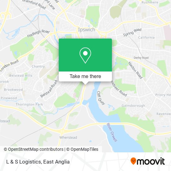 L & S Logistics map