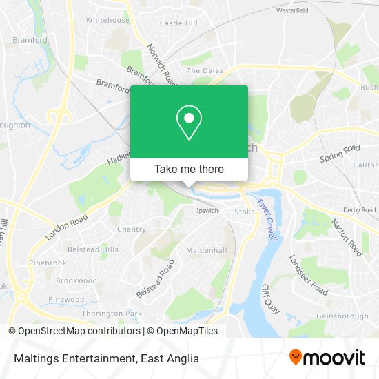 Maltings Entertainment map