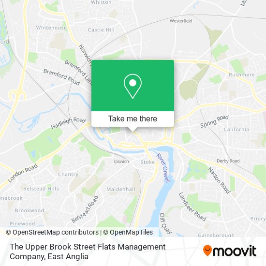 The Upper Brook Street Flats Management Company map