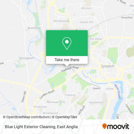 Blue Light Exterior Cleaning map