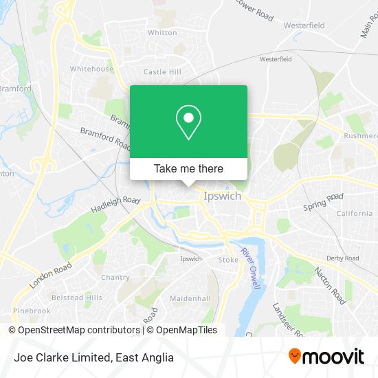Joe Clarke Limited map
