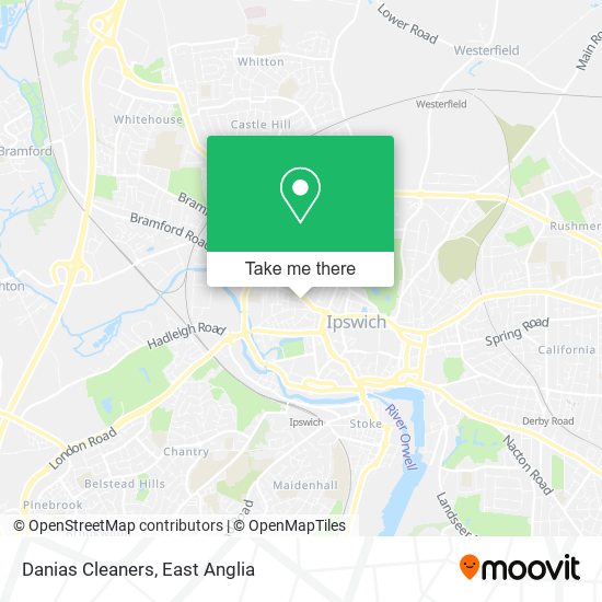 Danias Cleaners map