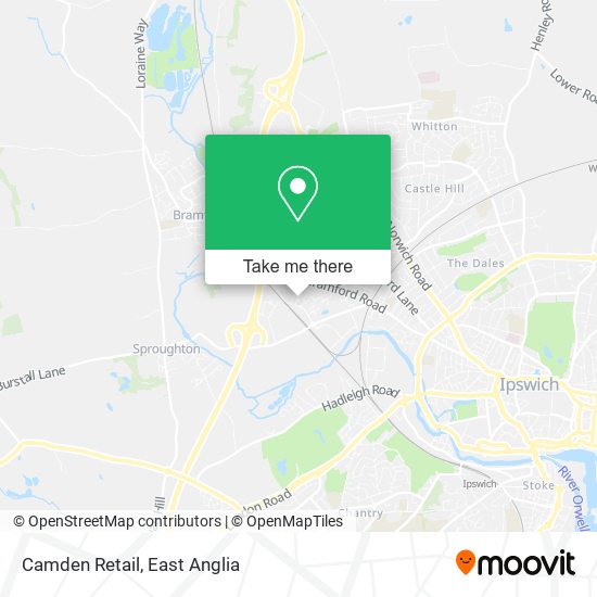 Camden Retail map