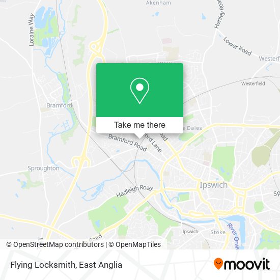 Flying Locksmith map