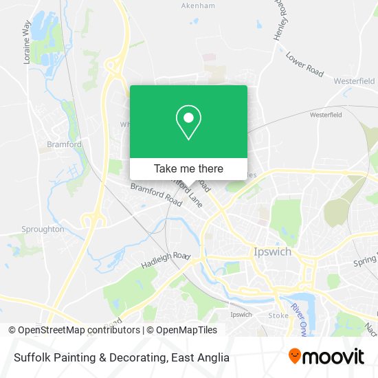 Suffolk Painting & Decorating map