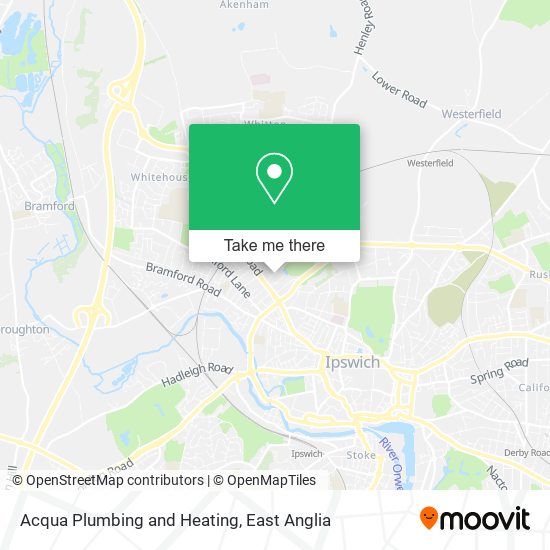 Acqua Plumbing and Heating map