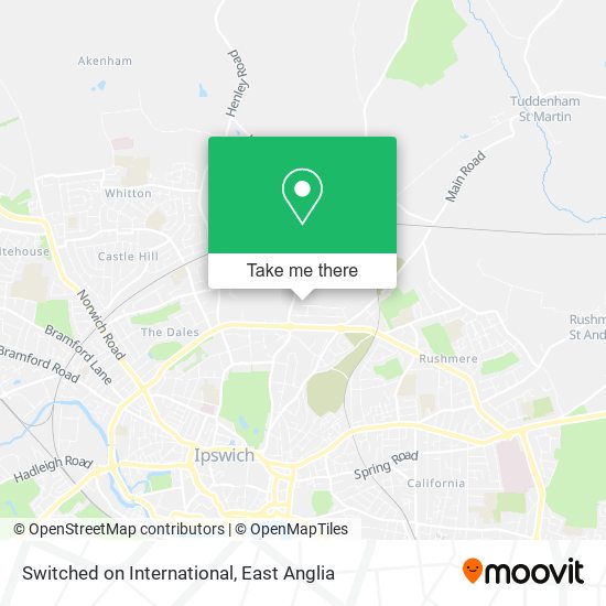 Switched on International map