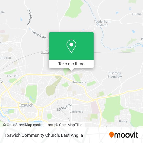 Ipswich Community Church map