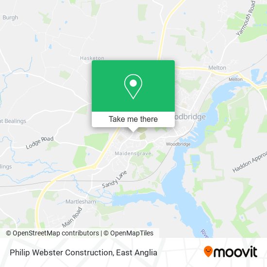 Philip Webster Construction map