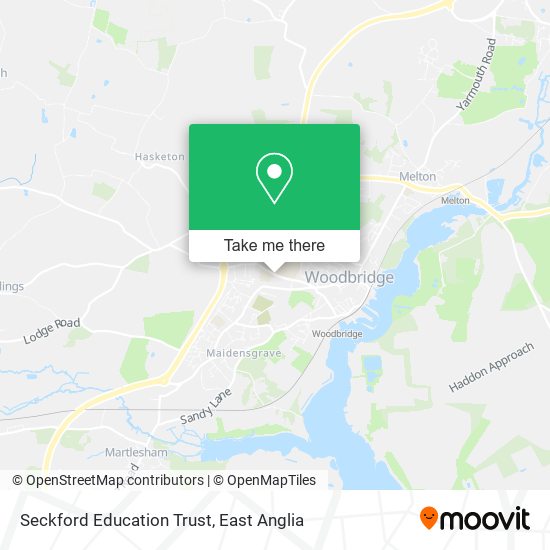 Seckford Education Trust map