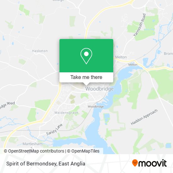 Spirit of Bermondsey map