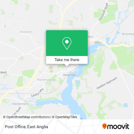 Post Office map