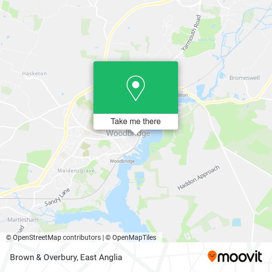 Brown & Overbury map